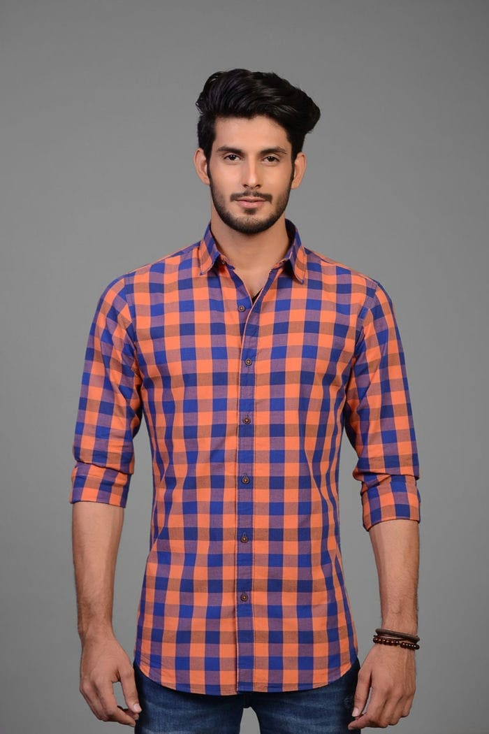 Ebrima -  Blue Casual Shirt CM-YD-2129