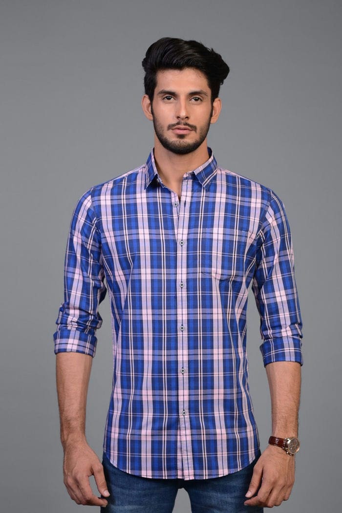 Blue Casual Shirt CM-YD-2163