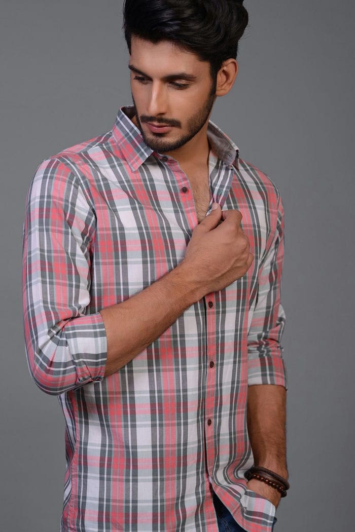 Olive Pink Casual Shirt CM-YD-2164