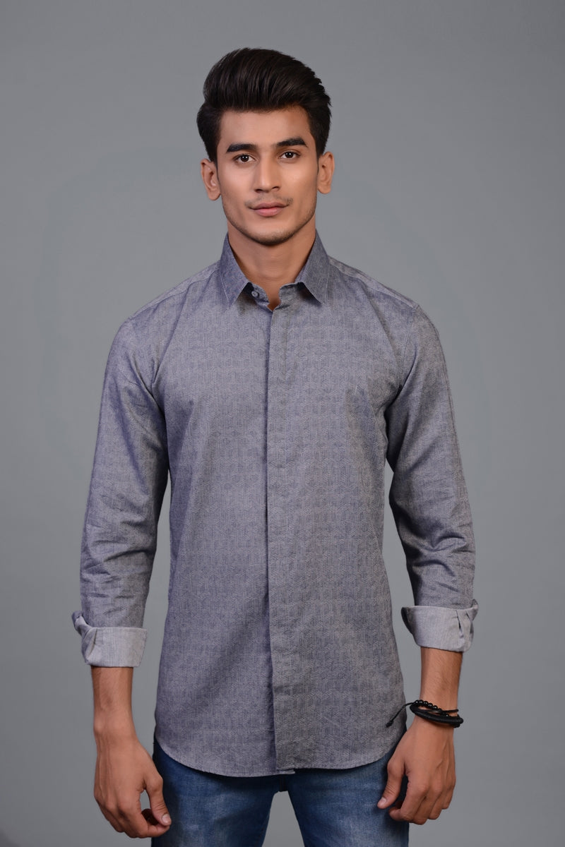 Leawood -Navy  Casual Slim Fit CM-YD-2212