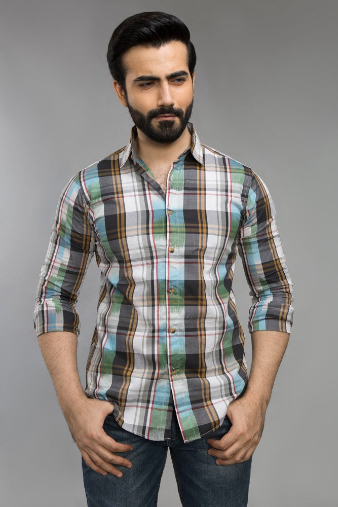 Multi Check Casual Shirt CM-YD-2468  CS