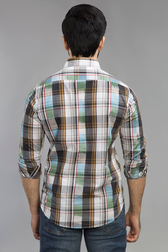 Multi Check Casual Shirt CM-YD-2468  CS