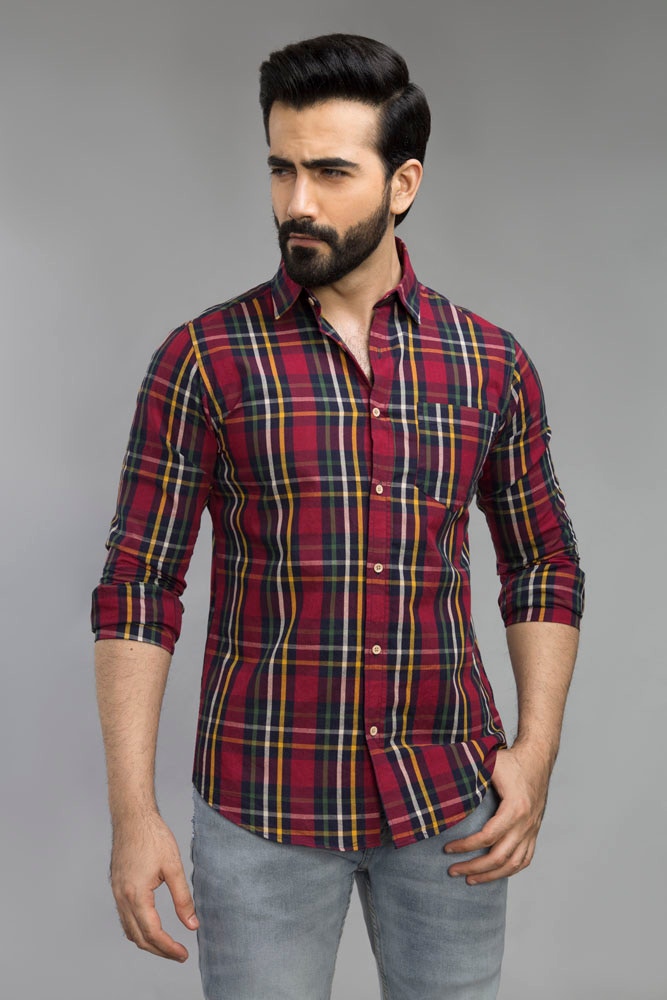 Multi Check Casual Shirt CM-YD-2469  CS