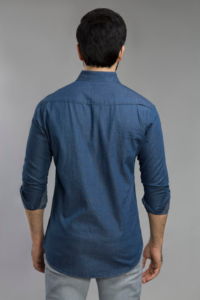 Blue Casual Shirt CM-YD-2475  CS