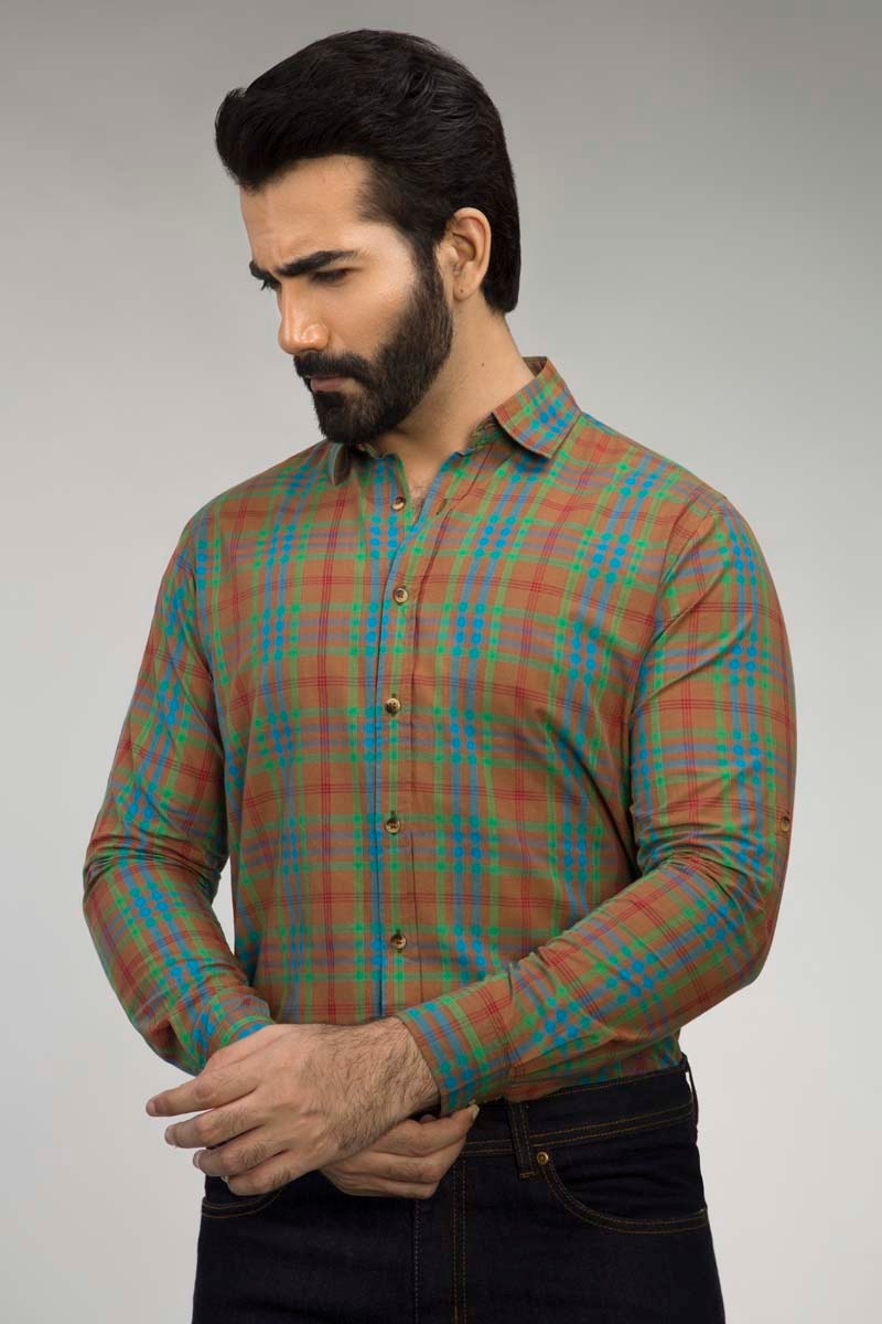 Multi Checked Casual Shirt CM-YD-2478  CS