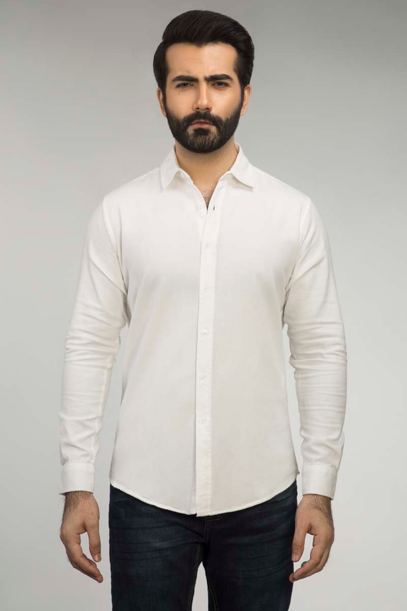 White Casual Shirt CM-YD-2486  CS