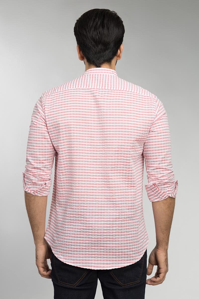 Pink & White Casual Shirt CM-YD-2501  CS