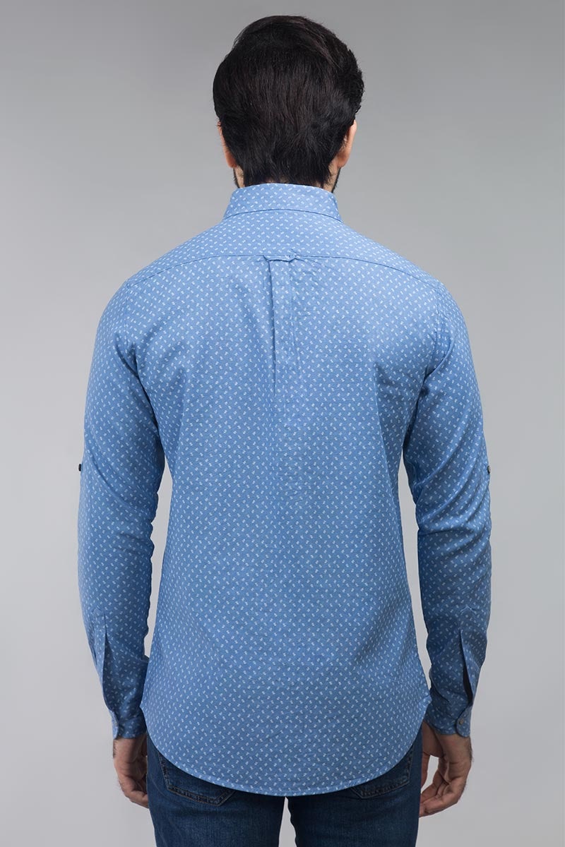 Blue Casual Shirt CM-YD-2580