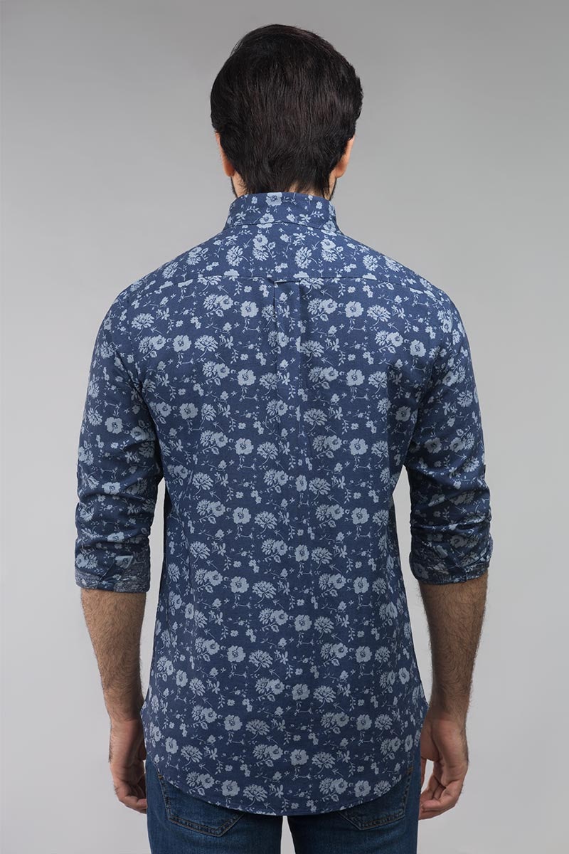 Navy Sky Casual Shirt CM-YD-2581