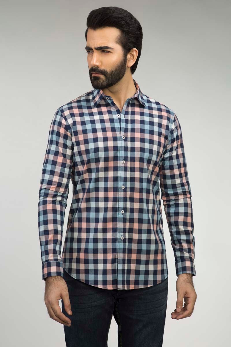 Multi Checked Casual Shirt CM-YD-2633 CS