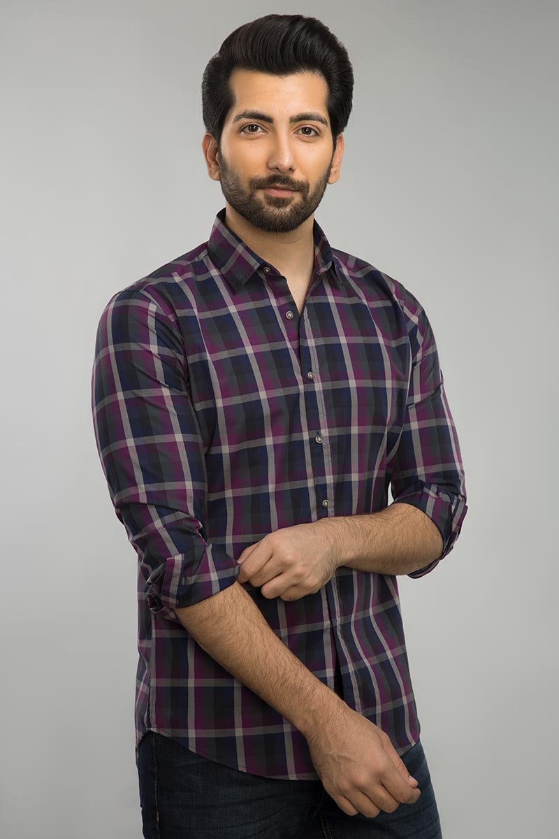 Multi Checked Casual Shirt CM-YD-2634 CS