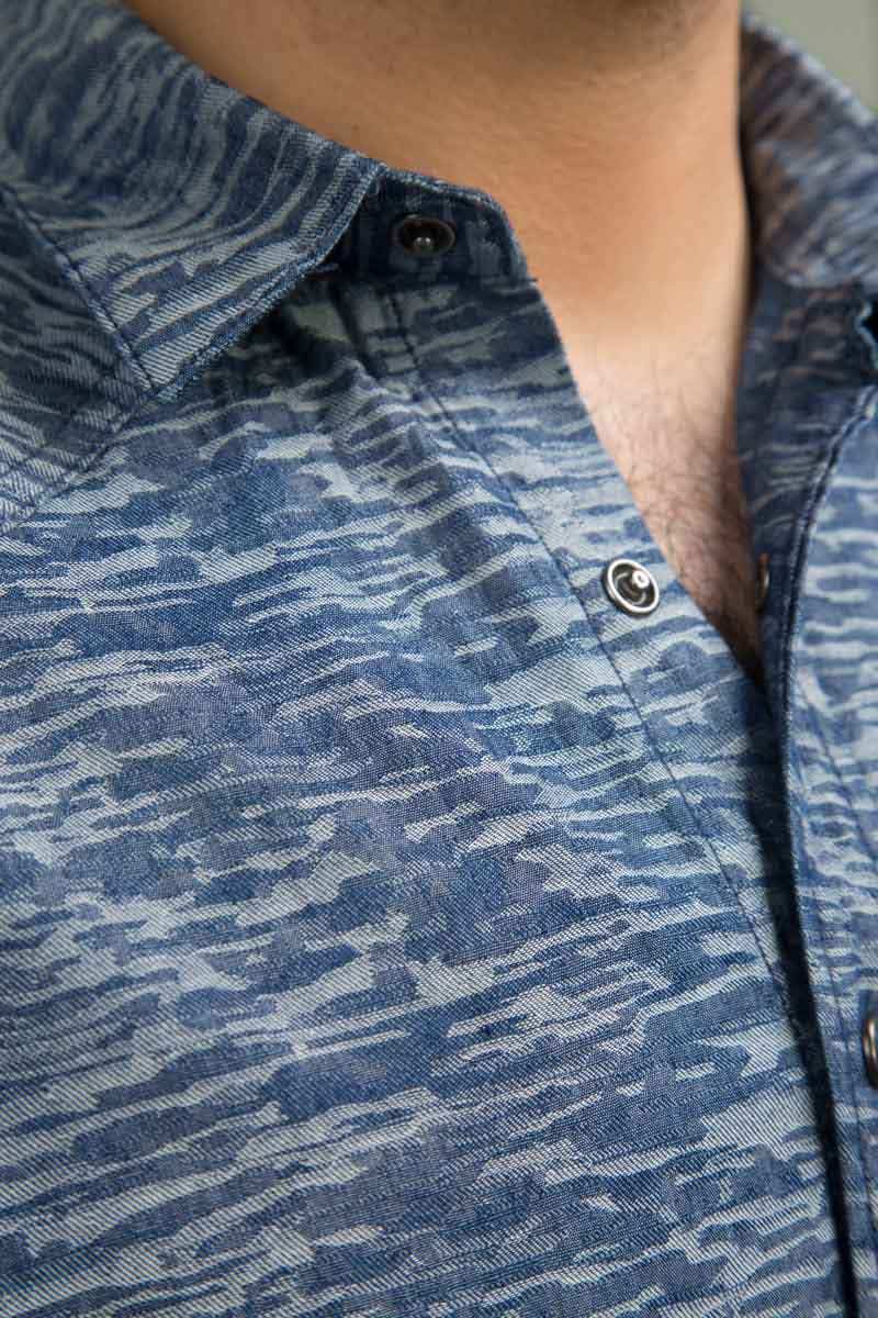 Blue Casual Shirt CM-YD-2676