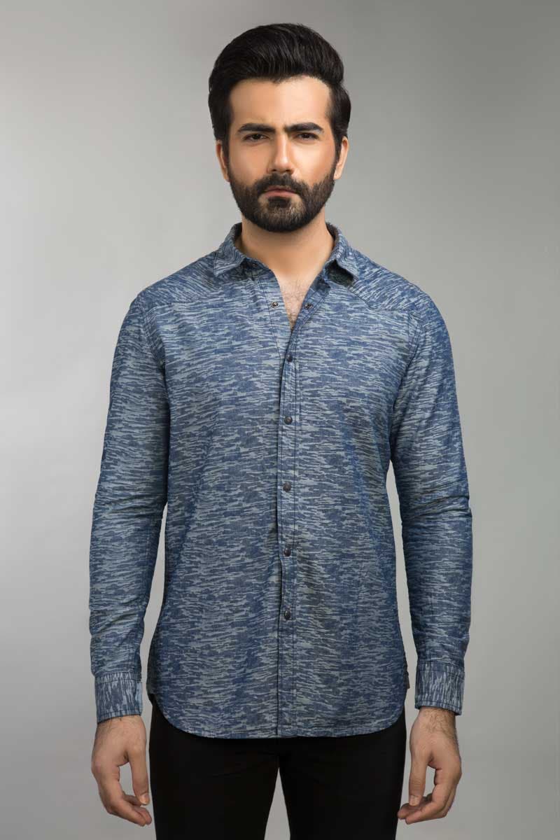 Blue Casual Shirt CM-YD-2676