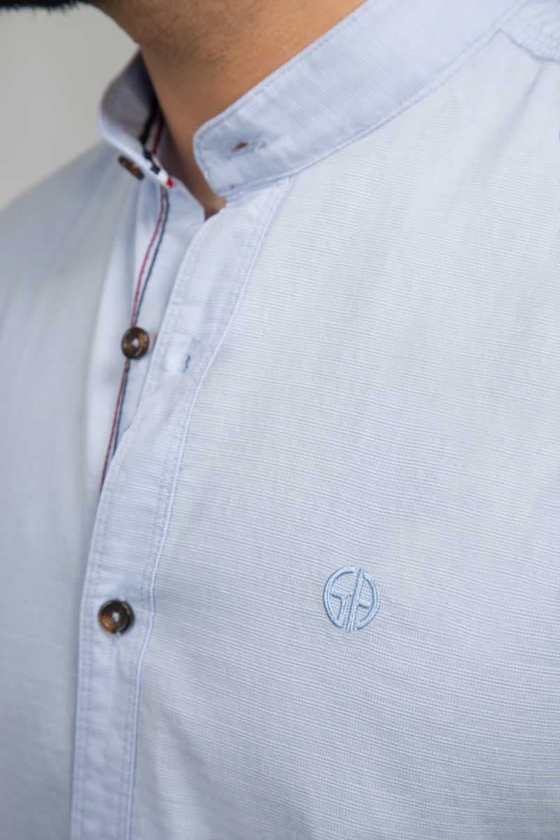Sky Blue Casual Shirt CM-YD-2677