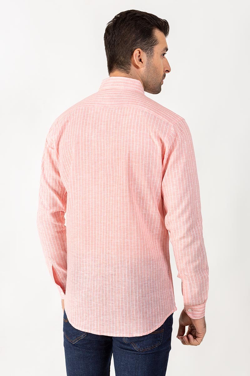 Pink Linen Shirt CM-YD-2839 CS