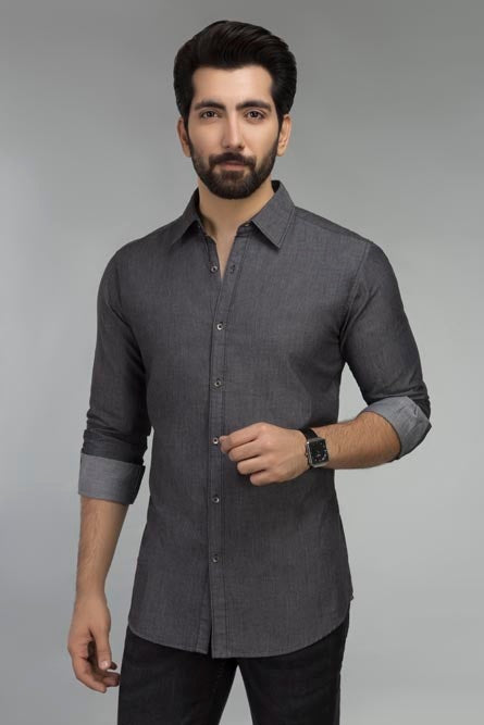 Dark Grey Casual Shirt CM-YD-2312 CS