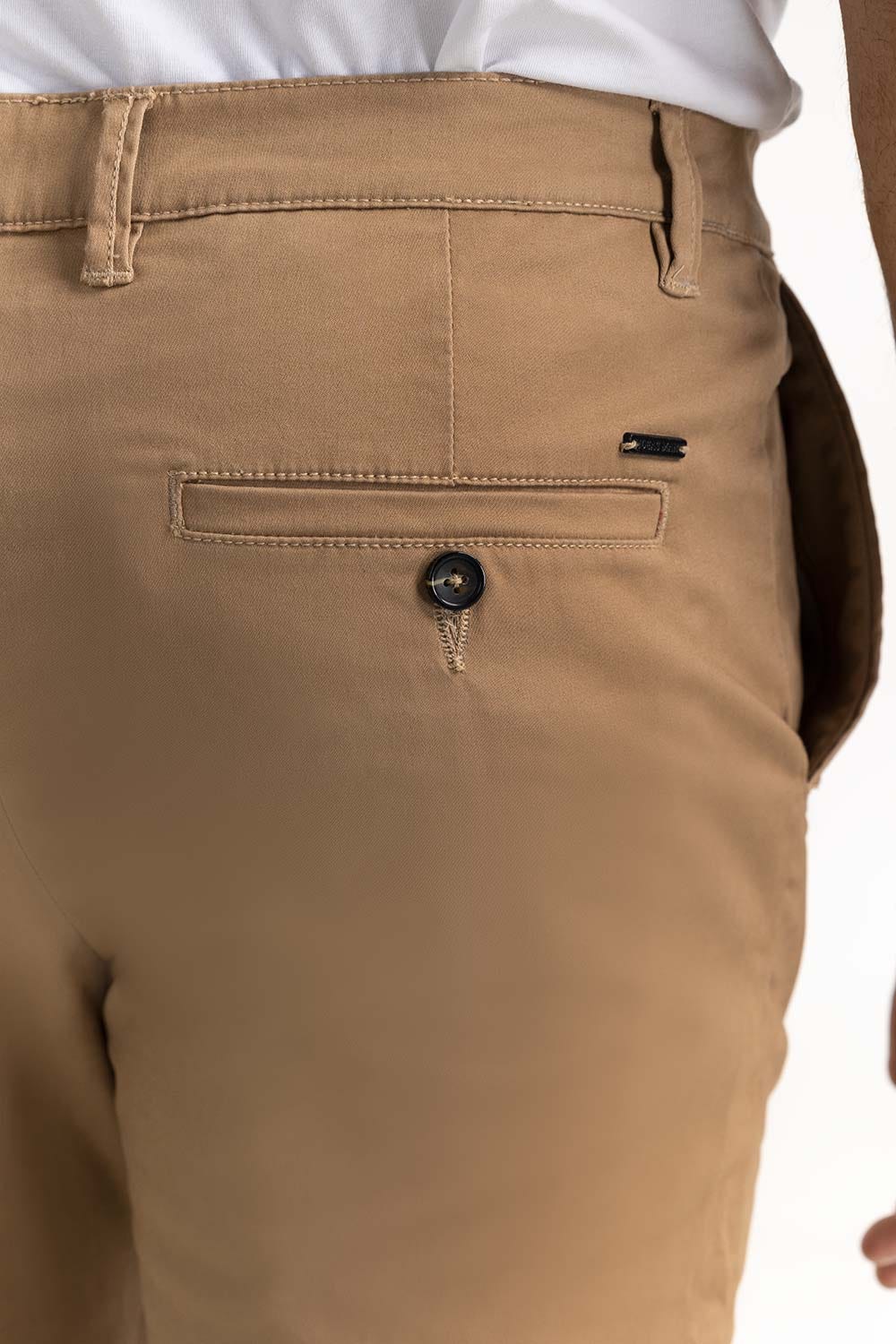 Coffe Brown Basic Dyed Khaki Pant TR-KHPD22-050