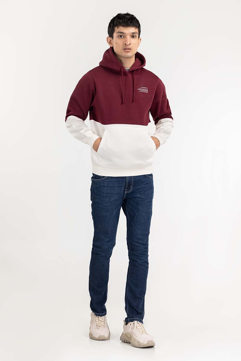 Color Block Pullover Hoodie JKT-KNTPOH22-048