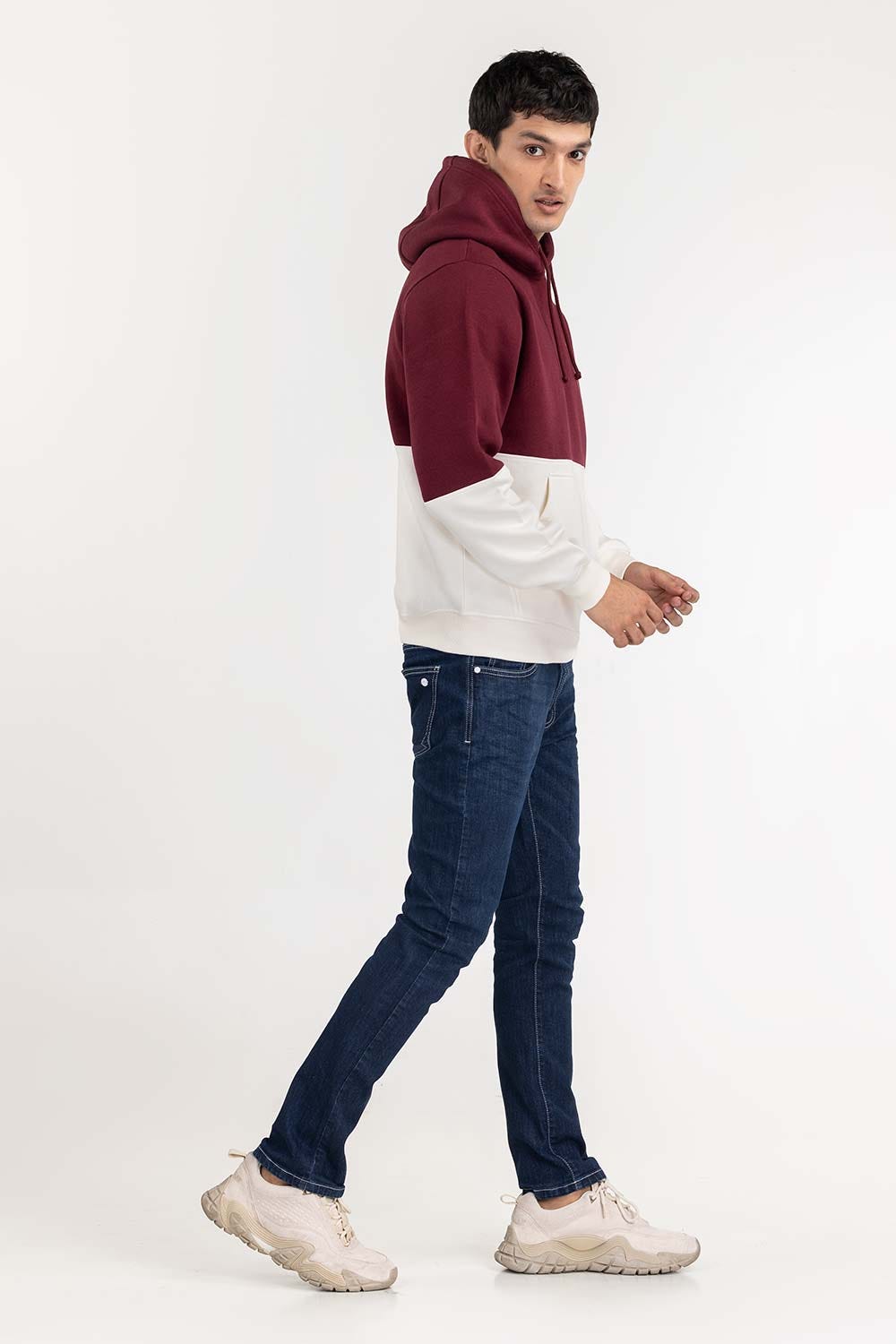 Color Block Pullover Hoodie JKT-KNTPOH22-048