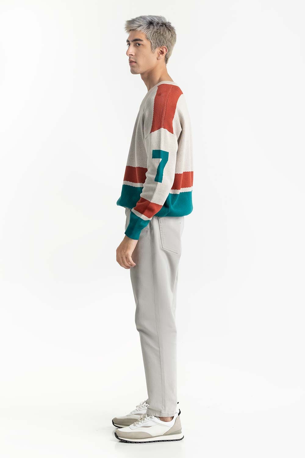 Color Block Sweater  224-111-030