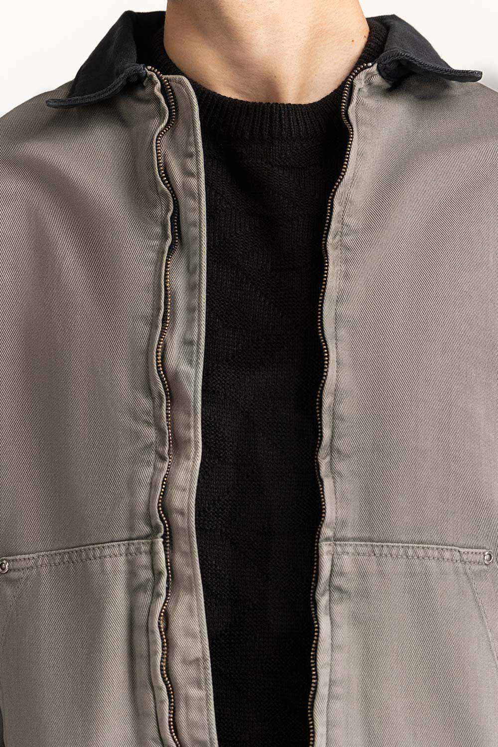 Contrast Collar Jacket MN-JKT-WS24-083