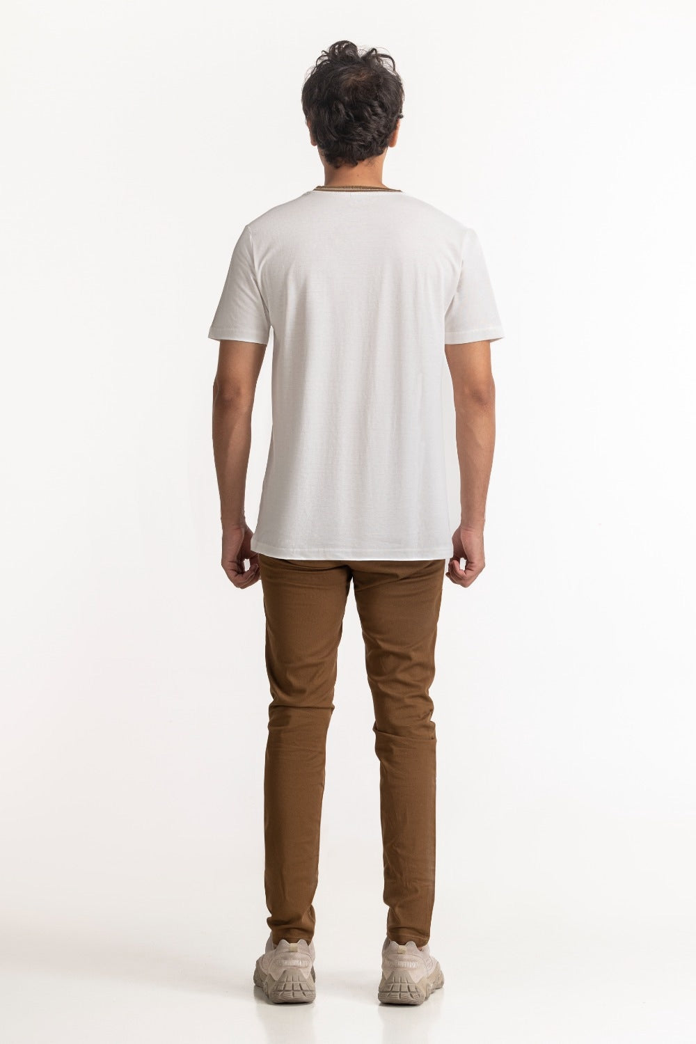 Contrast Neck Tee TS-CNSJ24-120