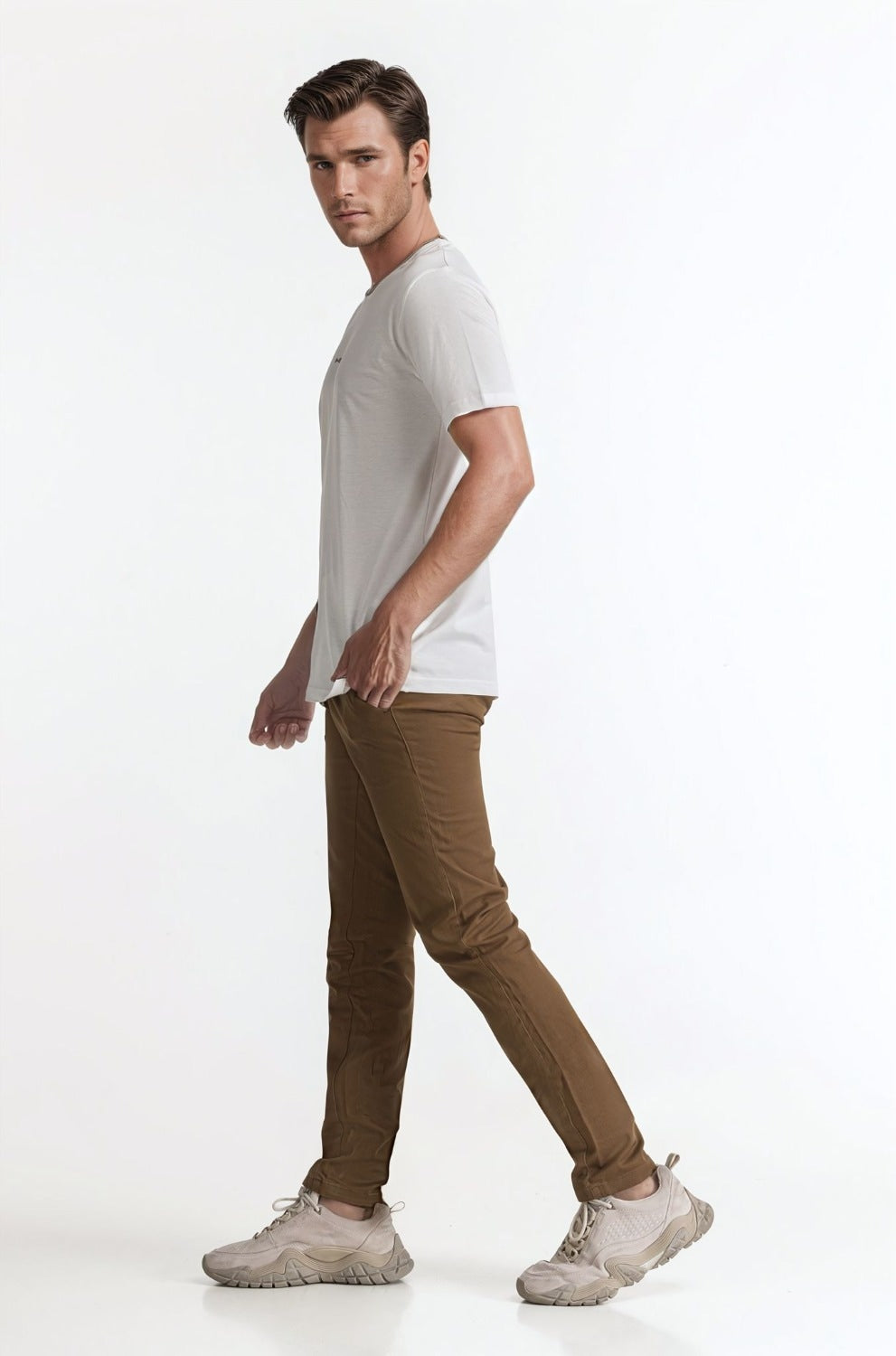 Contrast Neck Tee TS-CNSJ24-120