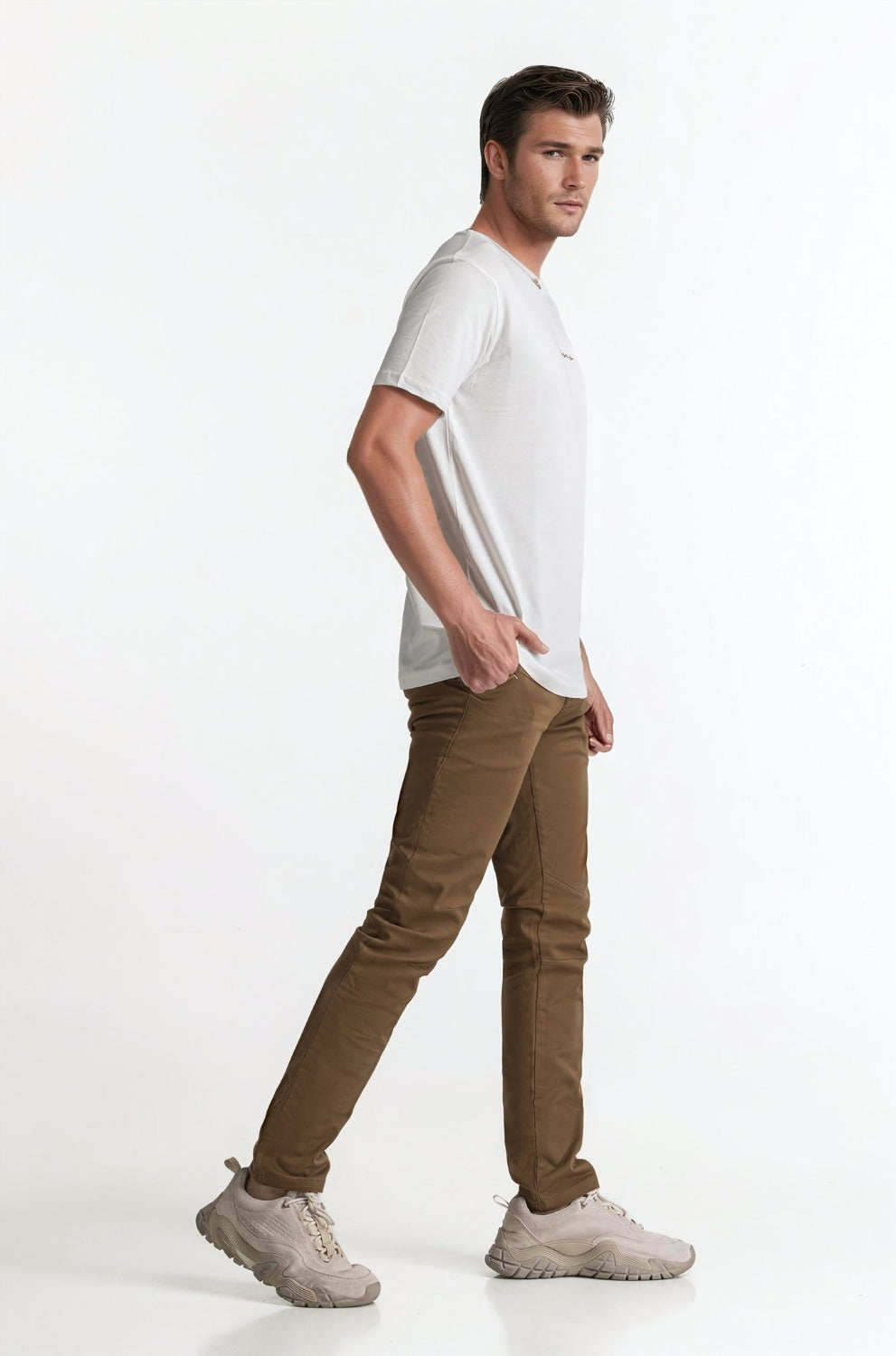 Contrast Neck Tee TS-CNSJ24-120