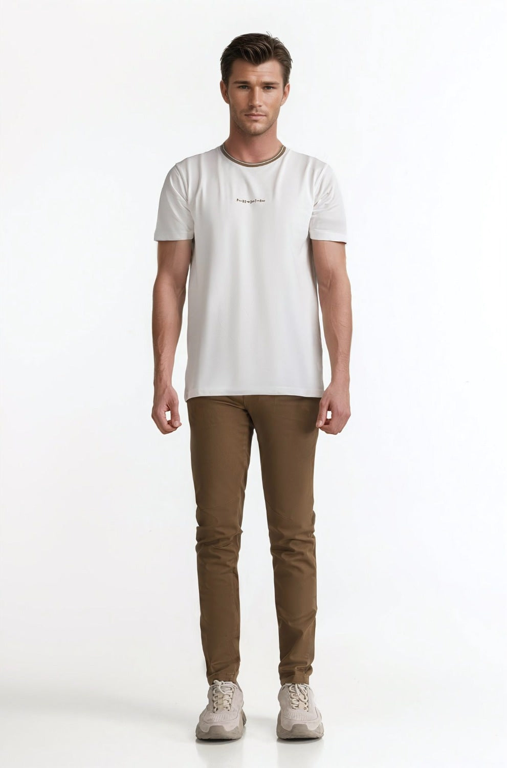 Contrast Neck Tee TS-CNSJ24-120