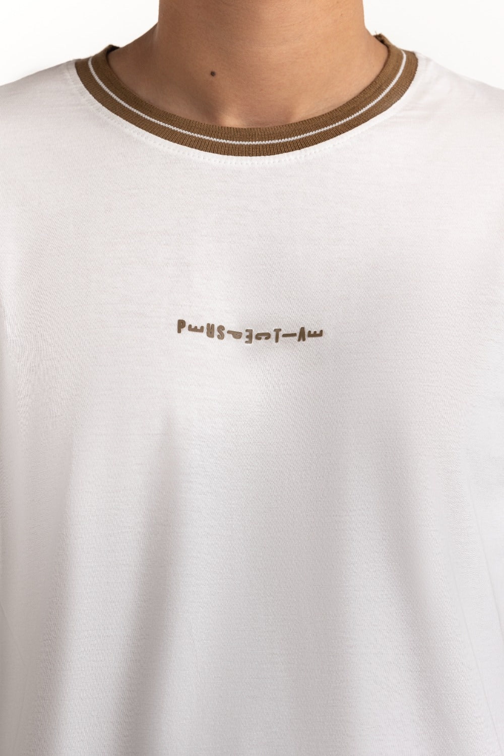 Contrast Neck Tee TS-CNSJ24-120