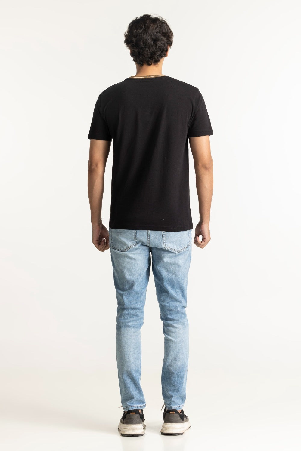 Contrast Neck Tee TS-CNSJ24-121