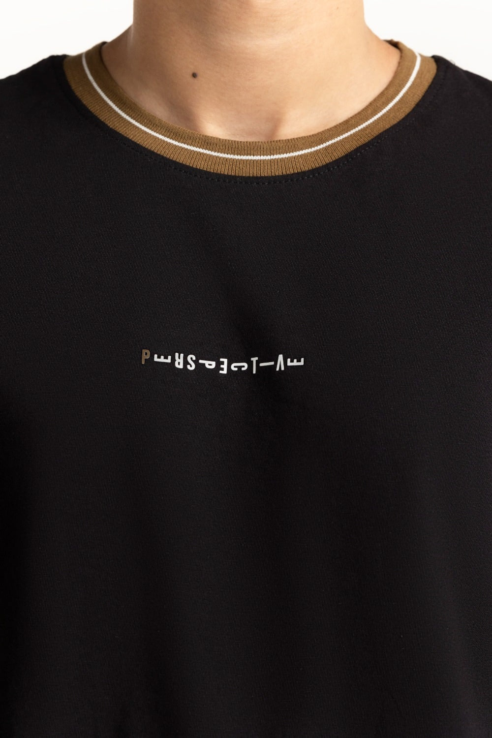 Contrast Neck Tee TS-CNSJ24-121