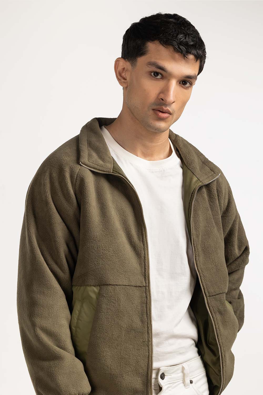 Contrast Polar Fleeve Jacket MN-JKT-WS24-024