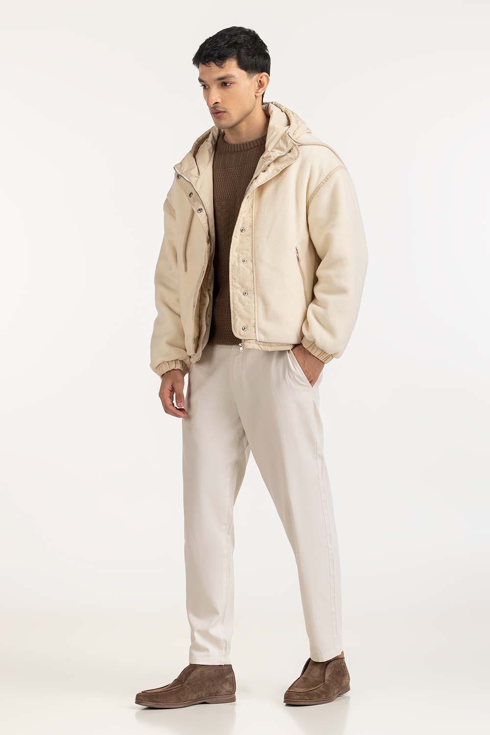 Contrast Polar Fleeve Jacket MN-JKT-WS24-027 B