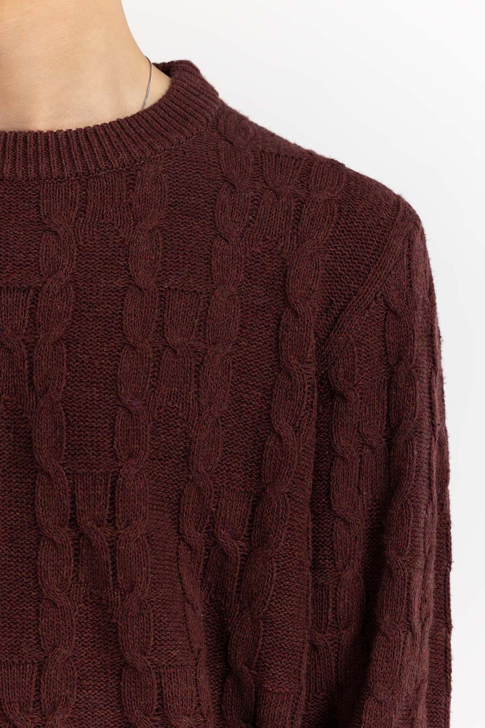 Copper Cabling Crew Neck Sweater SWT-FFSCN22-227