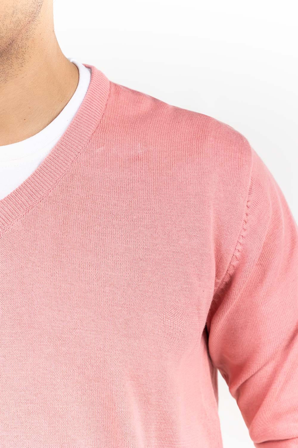 Coral Basic v Neck Sweater SWT-BFSVN-22-004