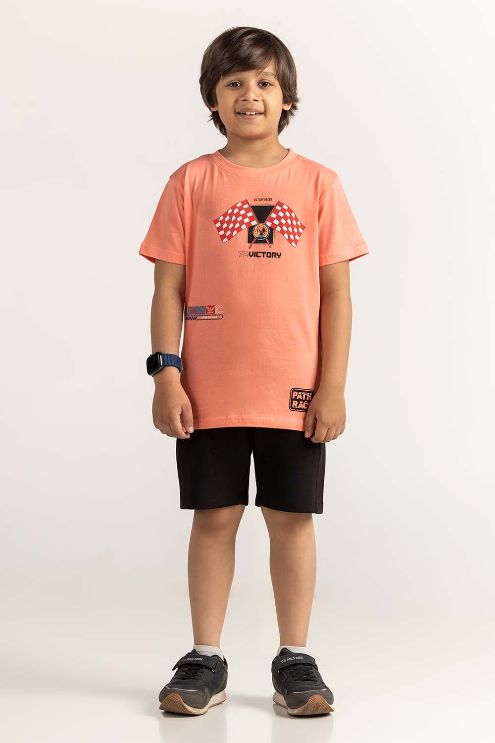 Coral Junior Boy Knit Printed Tee JB-TS-SS24-015