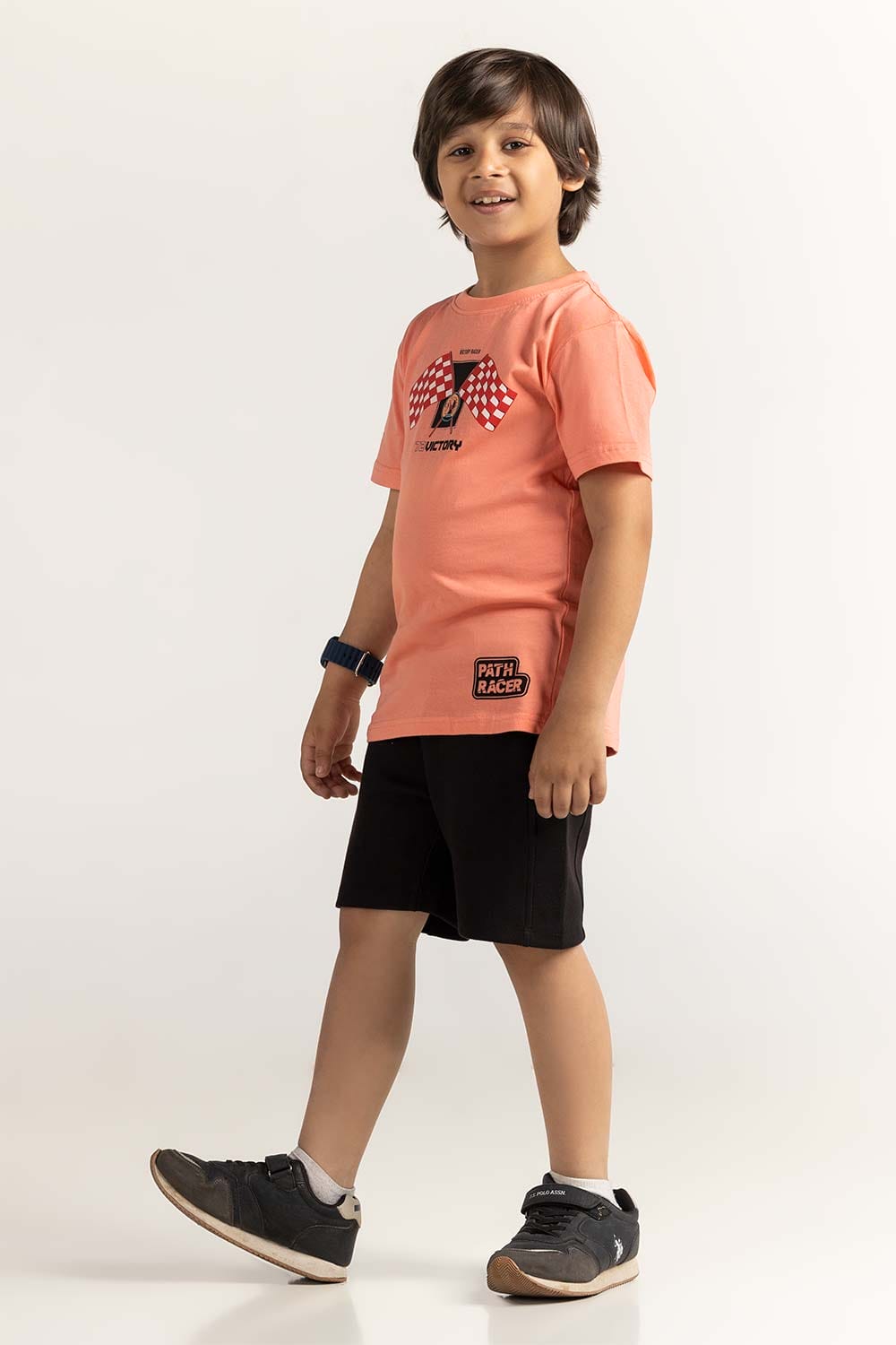Coral Junior Boy Knit Printed Tee JB-TS-SS24-015