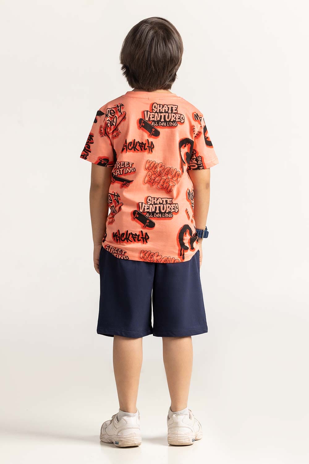 Coral Junior Boy Knit Printed Tee JB-TS-SS24-046