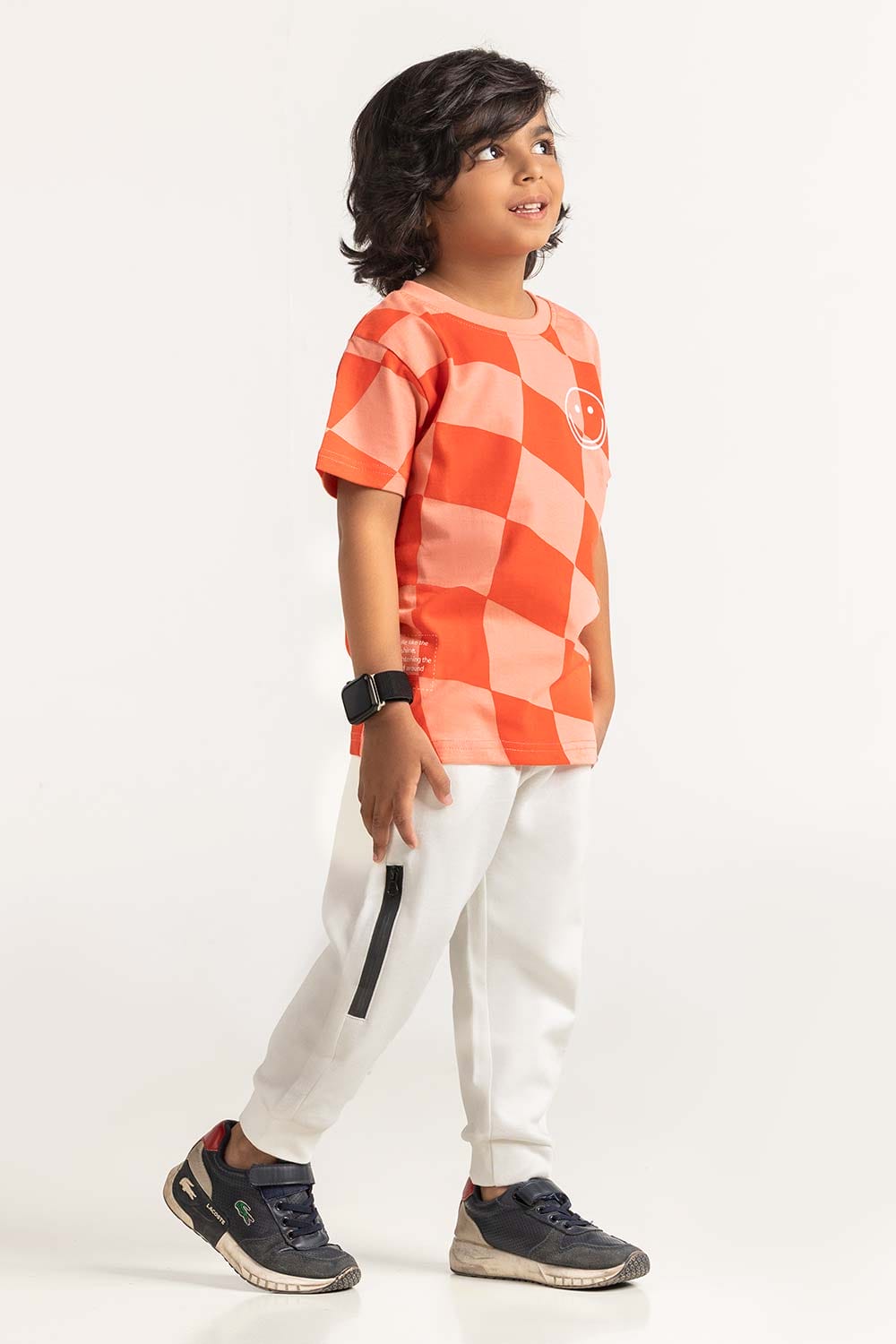 Coral Toddler Boy Knit Printed Tee TB-TS-SS24-024