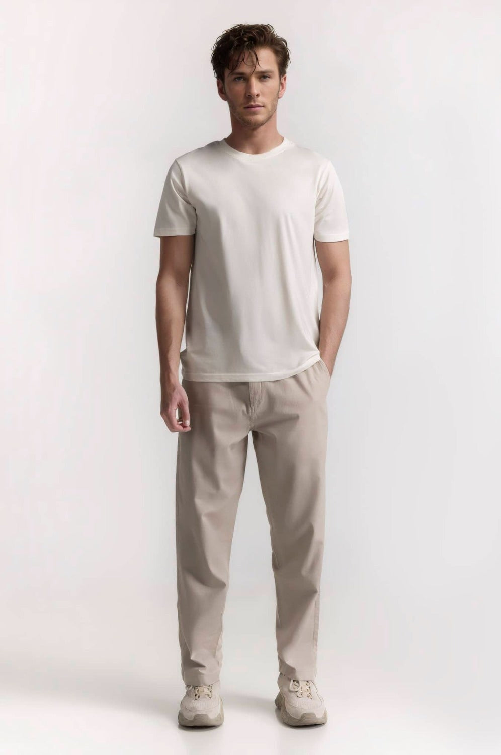 Cotton - Linen Trousers MNTRCSS24009-A