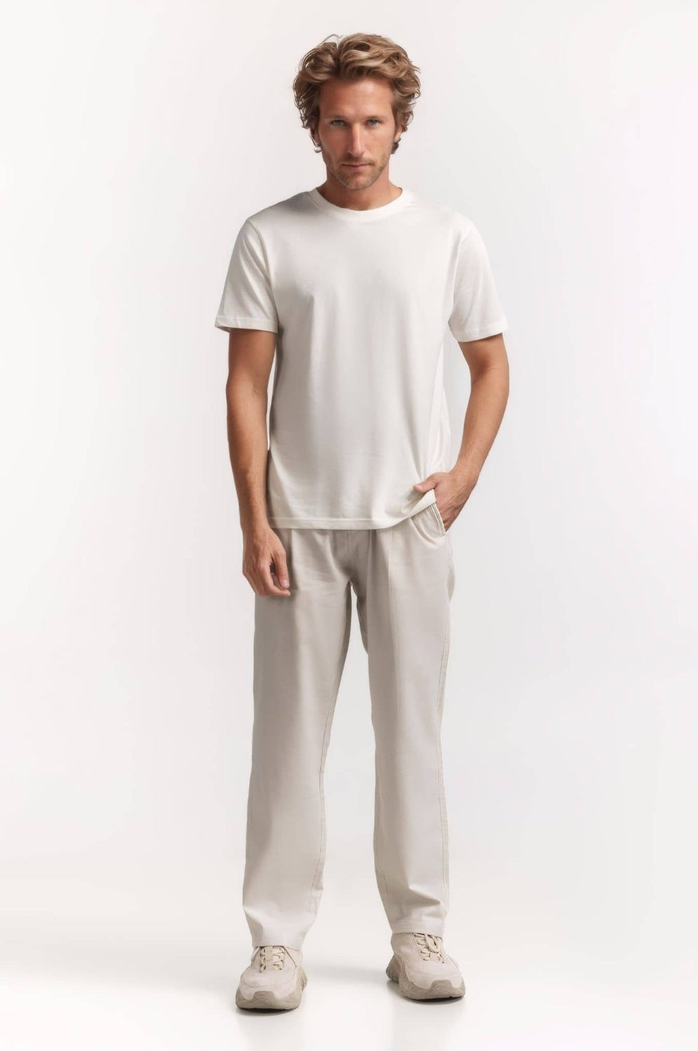 Cotton - Linen Trousers MNTRCSS24015-A