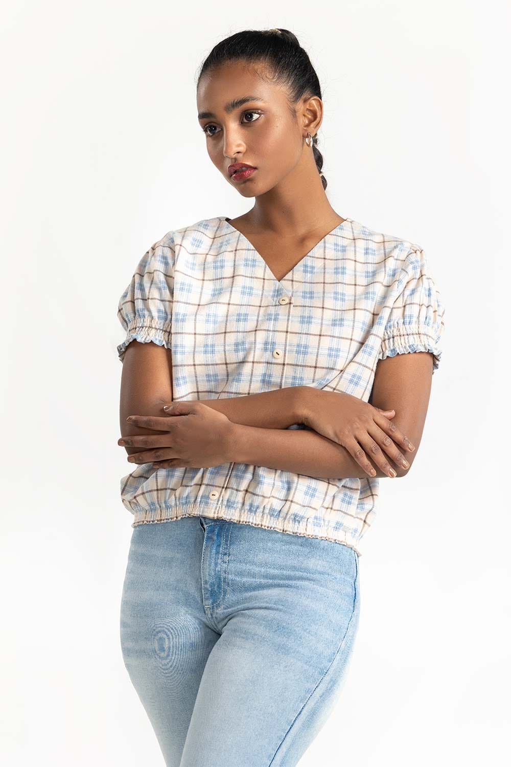 Cream Casual Shirt 224-217-030