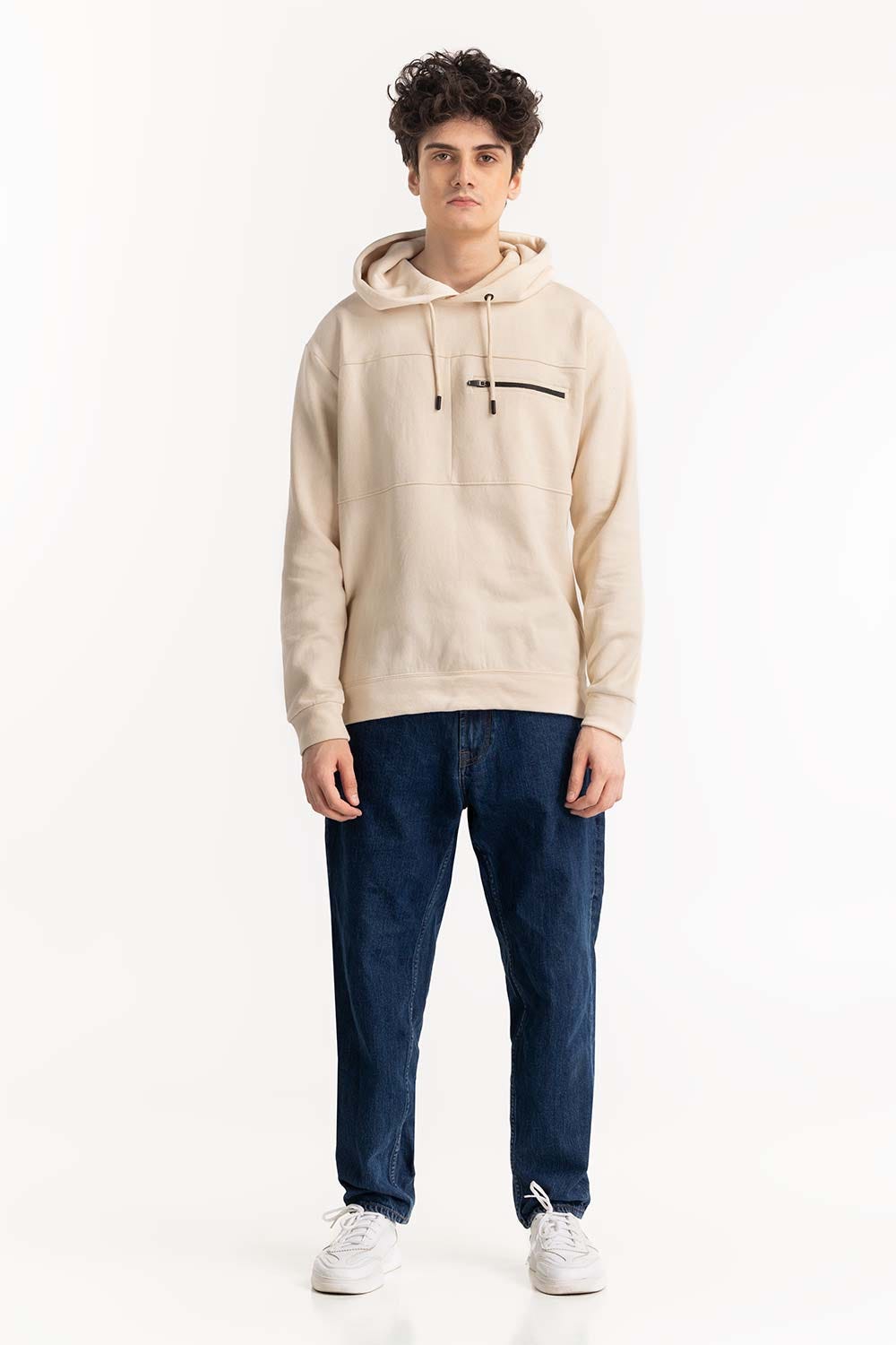 Cream Hoodie 224-112-003 A