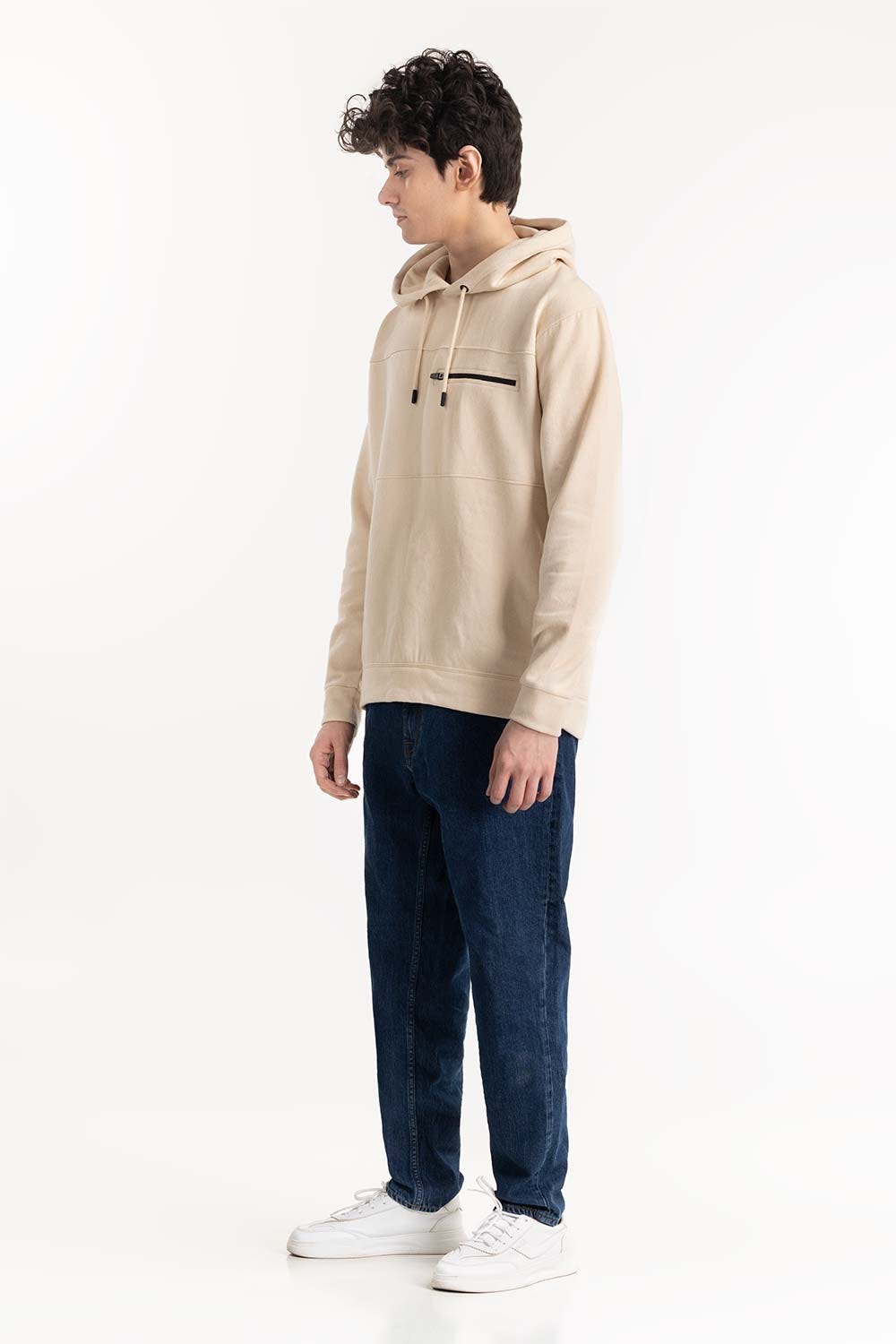 Cream Hoodie 224-112-003 A