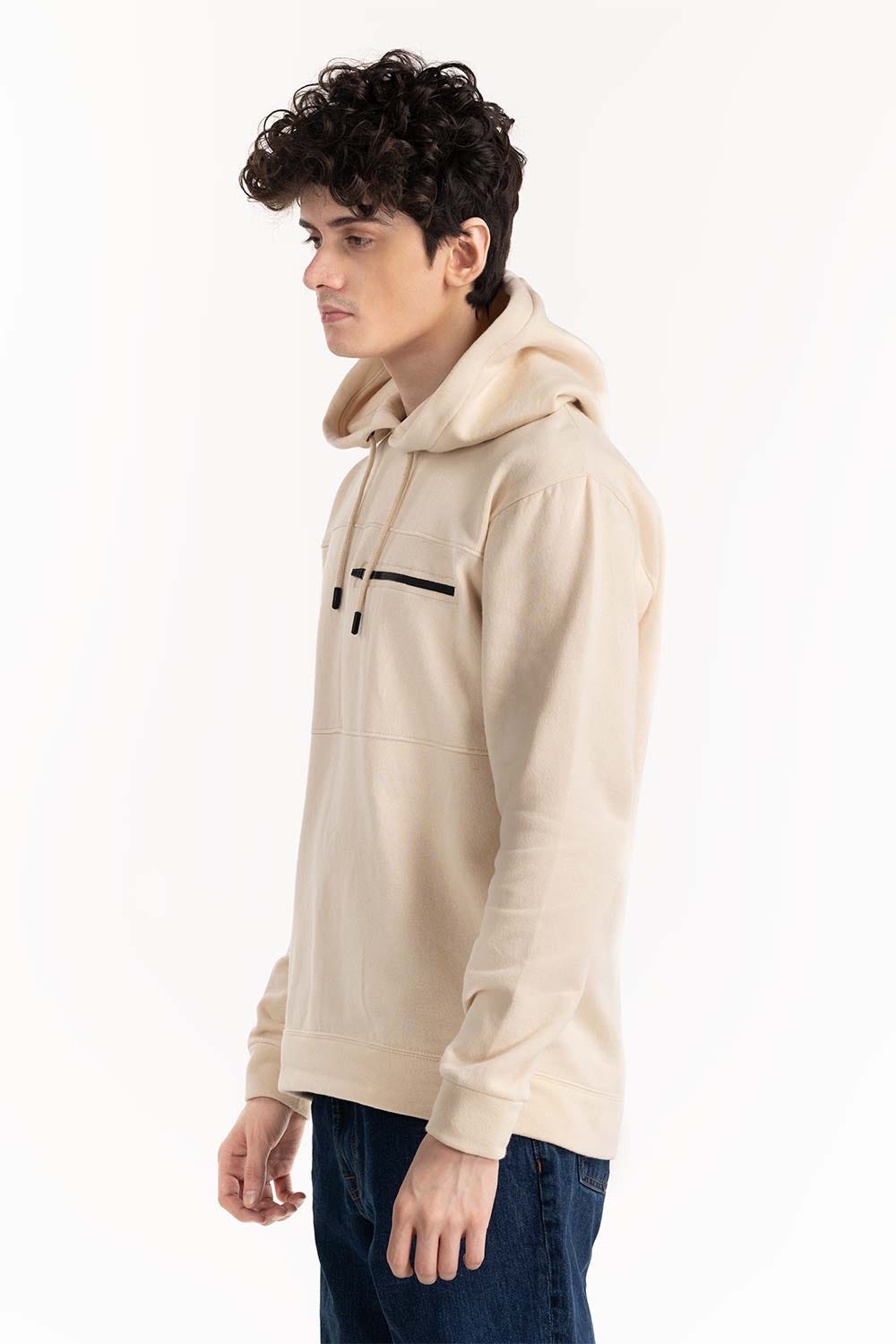 Cream Hoodie 224-112-003 A