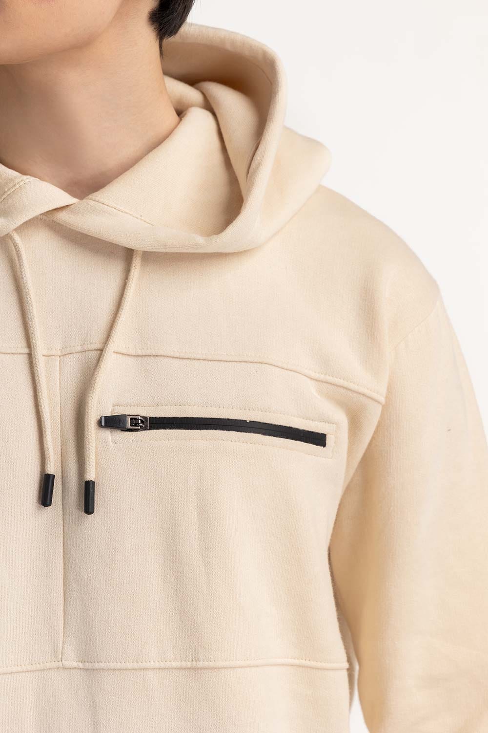 Cream Hoodie 224-112-003 A