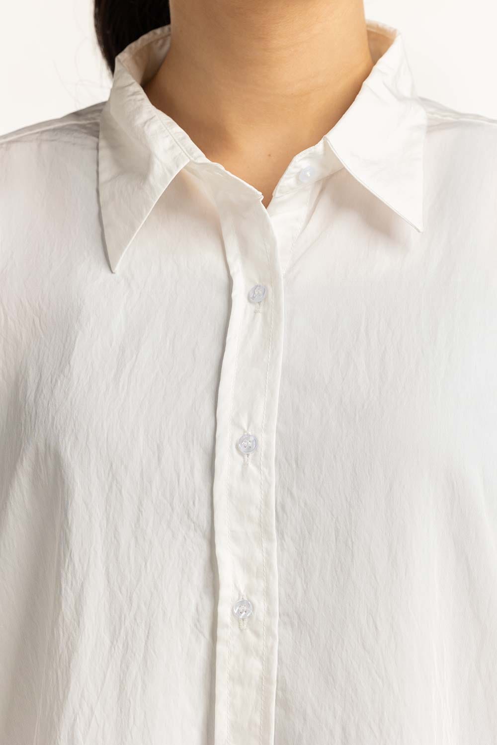 Creased Effect Button Down Shirt WM-CS-SS24-080