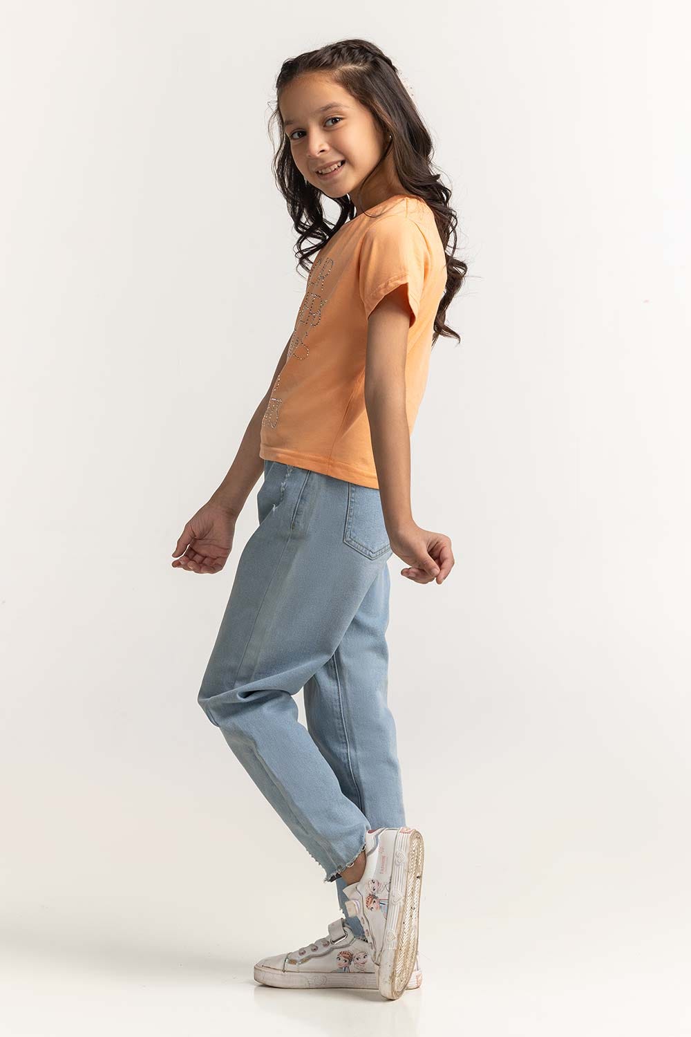 Crew Neck Embellished Tee JG-TS-SS24-003