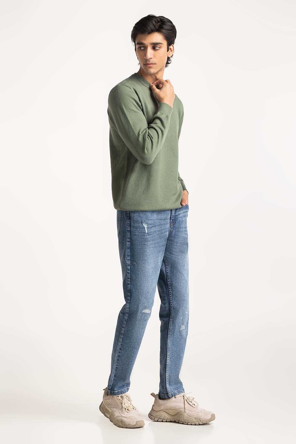 Crew Neck Sweater MN-SWT-WS24-001 A